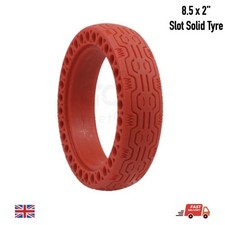 Honeycomb Solid Red Tyre 8.5x2