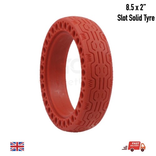 Honeycomb solid red tyre 5x2 - tyre, 8.5x2