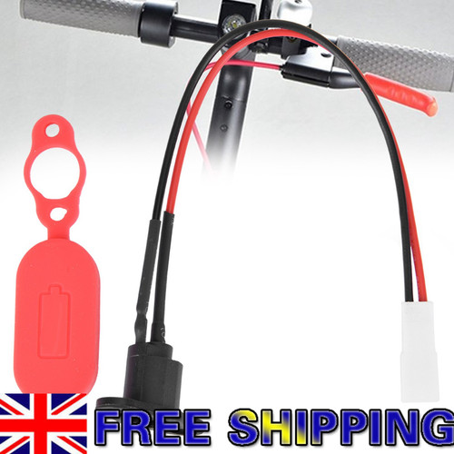 Electric scooter charger port - scooter,