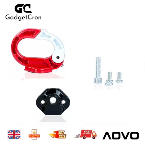 Red white black hook - red, aovo